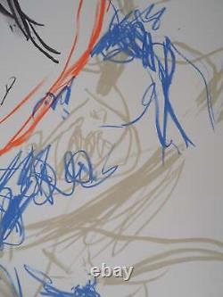 Asger JORN Couleurs en mouvement, Lithographie originale signée