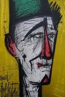 BUFFET Bernard Jojo le clown LITHOGRAPHIE originale signée, MOURLOT, 1967