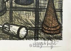 Bernard BUFFET Lampe à pétrole, 1954 Lithographie originale signée