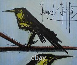 Bernard BUFFET Les oiseaux, LITHOGRAPHIE originale signée, 1967 par Mourlot