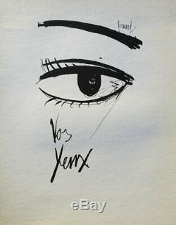 Bernard BUFFET Vos yeux GRAVURE signée, Edition limitée 197ex, 1961
