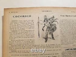 Cocorico, couverture du 15 février 1899. (1899) Alfons MUCHA