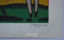 Corneille Lithographie 2002 Signée Au Crayon Num/75 Handsigned Numb Lithograph