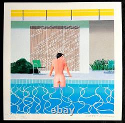 David Hockney Lithographie COA Originale Signée Numérotée À La Main Limitée