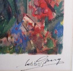 Edouard GOERG Jeune Veuve Lithographie originale signée/numérotée 100ex #1961
