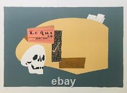 Eduardo ARROYO Georges Braque Lithographie originale signée 1984