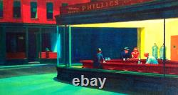 Edward Hopper Lithographie COA Original Certificat Signé (Wayne Thiebaud)