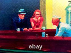 Edward Hopper Lithographie COA Original Certificat Signé (Wayne Thiebaud)