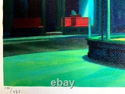 Edward Hopper Lithographie COA Original Certificat Signé (Wayne Thiebaud)