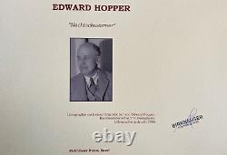 Edward Hopper Lithographie COA Original Certificat Signé (Wayne Thiebaud)