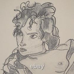 Egon SCHIELE Nu provocant Lithographie signée