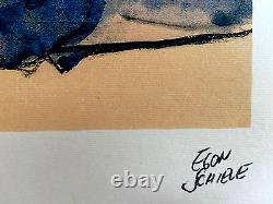 Egon Schiele Eva Lithographie Originale Signée Numérotée Edvard Munch