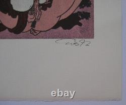 Erro Lithographie 1972 Signée Au Crayon Num/100 Handsigned Numb/100 Lithograph