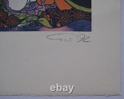 Erro Lithographie 1972 Signée Au Crayon Num/100 Handsigned Numb/100 Lithograph