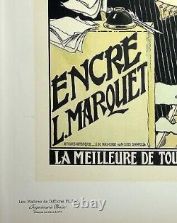 Eugène GRASSET La poétesse à la plume Lithographie originale signée, 1899