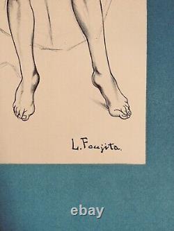 Foujita Trois Grces. Affiche Lithographie Avant La Lettre Mourlot, 1960