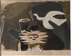 G. Braque L'oiseau et son nid 1956 lithographie originale hors commerce signée