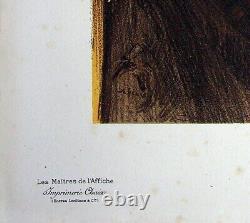 Georges DE FEURE Livres, La lecture, LITHOGRAPHIE originale, Signée 1898