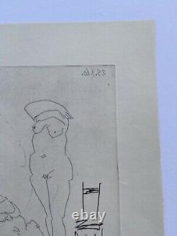 Gravure Pablo Picasso, Bloch 986, Litho Signée Main, 31x41cm, Tiré en 50 ex