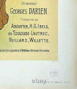 Henri Gabriel IBELS L'Escarmouche Lithographie originale, Signée, 1895
