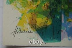 Hilaire Camille Lithographie Signée Crayon Handsigned Lithograph Rivières Alsace