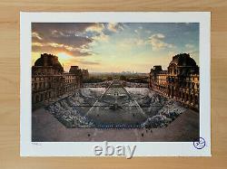 JR au Louvre 29 mars 18h08 / Signed and numbered Lithograph print Edition /250