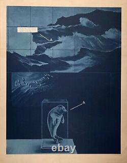 Jacques Monory lithographie originale signée art abstrait figuration narrative