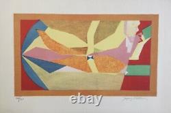 Jacques VILLON Oiseau en vol 1957 Lithographie originale signée