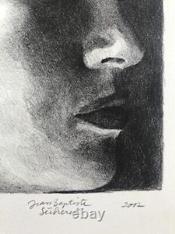 Jean-Baptiste SECHERET Portrait de Mathilde, 2002. Lithographie signée au crayon