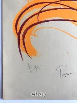 Jean MESSAGIER, Sans titre, c 1974. Lithographie originale signée au crayon