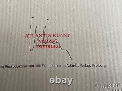 Jean-Michel Basquiat Lithographie COA Original Signé Numéroté au Crayon