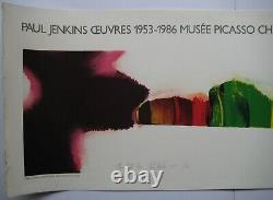 Jenkins Paul Affiche Lithographie Signée Crayon Handsigned Lithographic Poster