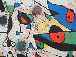 Joan Miro Les Grenouilles/The Frogs/Lithographie Originale Signee/ 1974