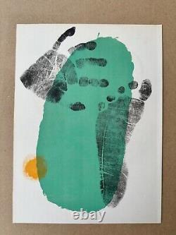 Joan Miro Lithographie originale 1956 Maeght
