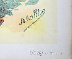 Julius PRICE Daly's Theatre, Lithographie originale signée, 1895