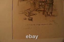 LITHOGRAPHIE POULBOT format (38/28cm) signée numérotée & contresignée 1915