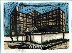 Lithographie Bernard BUFFET LHôtel Fujita à Kyoto 1981 signée numérotée