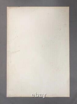 Lithographie Signée Werner Ritter, Composition Abstraite, Grand Format, XXe
