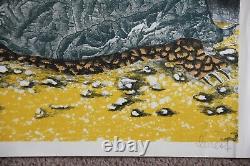 Lithographie lithograph Jean LURCAT signée épr d'essai nid la tortue tapisserie