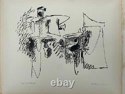 Lithographie originale Albert BITRAN 1962 47/35