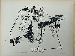 Lithographie originale signée Albert BITRAN 1962 47/35