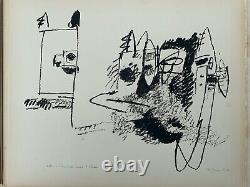 Lithographie originale signée Albert BITRAN 1962 47/35