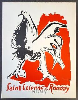 Lithographie originale, signée Edouard Pignon, 1979