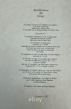 Lithographie originale signée et numérotée Félix LABISSE 55,5X44,5