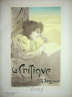 MISTI La Critique à la fenêtre Lithographie originale signée, 1900