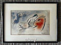 Marc CHAGALL Lithographie signée le cirque (1887-1985)