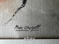 Marc CHAGALL Lithographie signée le cirque (1887-1985)
