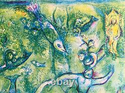 Marc Chagall Lithographie COA Original Numéroté à Main Signé Collection