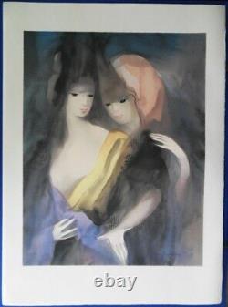 Marie LAURENCIN Les deux amies Lithographie originale signée