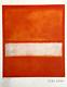 Mark Rothko Lithographie Coa Originale Numérotée Signée Jackson. Pollock